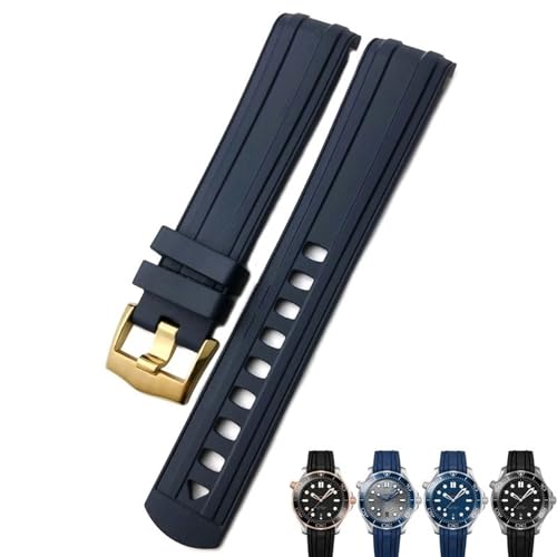 [MURVE] 20 ~[g 21 ~[g 22 ~[gtbfSVR[vohxgIKVV[}X^[ 300 \tgXgbv(Blue Golden Buckle,22mm)