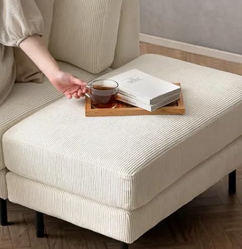 Combination unit sofa Compact slippery seat surface without connecting single collar elbow [並行輸入品] [5]