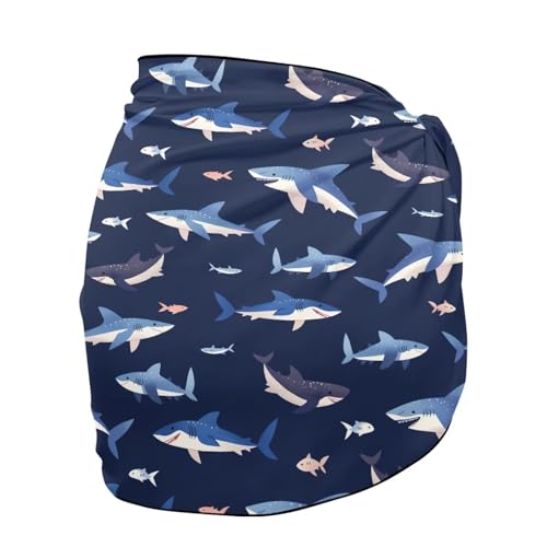 Sarong Swimsuit Coverup for Women Chiffon Beach Scarf Bathing Suit Cover ups Sexy Bikini Swimwear Wrap Skirt3