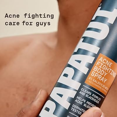 PAPATUI Acne Fighting Body Spray 6oz Unscented for Face and Acne