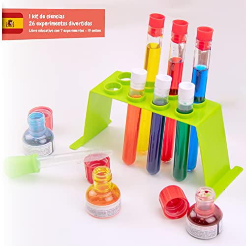 Science4you - Mi Primer Kit de Ciencias para Niños 4+ Años - Kit Cientifico, Juego + 26 Experimentos y Manualidades: Laboratorio de Colores y más, Juegos, Juguetes y Regalos para Niños 4 5 6 7 Años