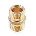 Produktbild 14/15mmmm Loch Messing Schlauchkupplung Schnellkupplung Adapter mit Gewinde - Male M22x1.5 Socket - 15 mm