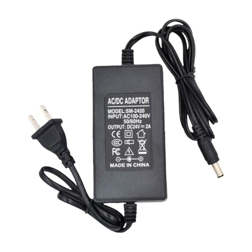 Adaptateur secteur 24V 2A 48W haute efficacité pour éclairage LED