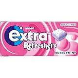 Wrigley's Extra Refreshers Chewing Gum, Bubblemint Flavour, 16 Packs of 7 Pieces, Sugar Free Bulk Pack with Xylitol (112 pieces) - Image 4