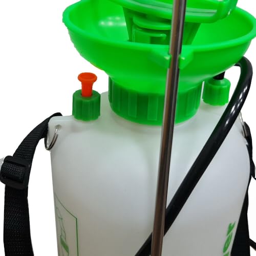 Garden Pump Sprayer 1.3 Gallon 5L Pressure Sprayer 1 Gallon Garden Sprayers 1.3 Gallon Pump Spray Bottle Gallon Sprayer Pressurized Spray Bottle Weed Sprayer Bomba para Fumigar.