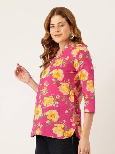 Image of feranoid Stylish Women's Printed Kurti - Comfort Meets Elegance| (S to XXL)
