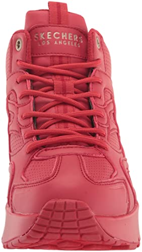 Skechers Skechers Womens Uno Hi - A/S If Sneaker, Red, 8.5 US
