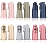 12 Pieces Baby Finger Toothbrush for Toddler Silicone Baby Toothbrush for Infants Soft Toddler Tooth