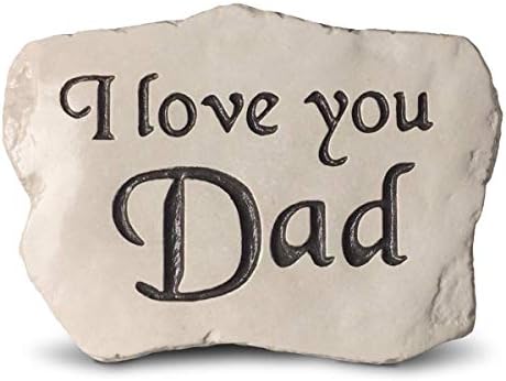 Q-Claw RocksOnly I Love You Dad - Engraved in a Heavy Little Rock