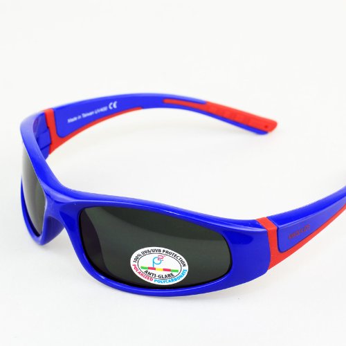 Óculos de Sol Bolt Azul e Vermelho 4 anos, Real Shades, Azul/Vermelho, 4 A 7 Anos