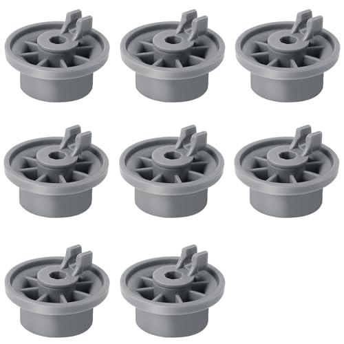 165314 - Rueda inferior para lavavajillas, paquete de 8 unidades para lavavajillas Bosch Kenmore, reemplaza 420198 AP2802428 PS3439123 423232 PS8697067 Beaquicy