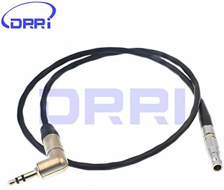 DRRI 3.5mm TRS Jack to 4pin for Tentacle Sync to Red Timecode Cable (Straight 4pin Cable)