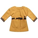 Richie House Little Girls' Orange Fashion Coat RH120115-B-5/6