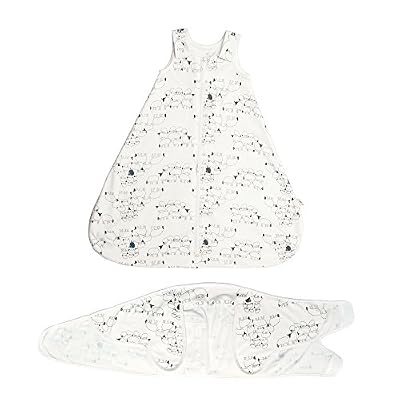 Ergobaby Baby Sleeping Bag and Swaddle Set, Sheep