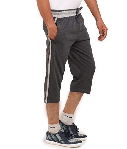 Image of VEGO Mens Cotton Three by Fourth, 3 /4, Capri, Three Quarter