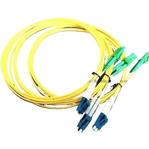 Cordon de raccordement fibre optique LC/APC LC/UPC double noyau 2M pour résoudre les pertes de débit