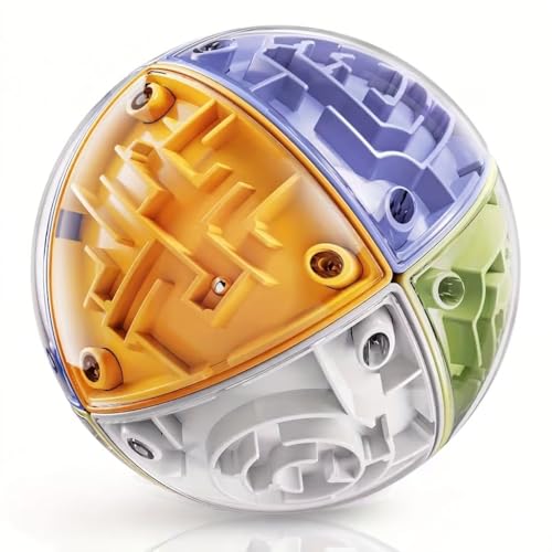 Image of 3D Maze Puzzle Ball Game for Kids & Adults | Brain Teaser Labyrinth Puzzle Toy | Stress Relief & Educational Learning Game