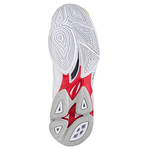 Volleyballschuh für Damen Mizuno Lightning Z6 Mid in Weiß/Schwarz/Divablau