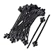 Sydien Fir Tree Nylon Push Mount Cable Zip Tie Heavy Duty 8.3"x0.18" Black- 30 Pcs