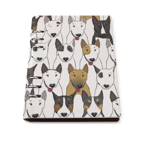 Cahier A5 Bull Terrier idéal pour optimiser vos notes de bureau