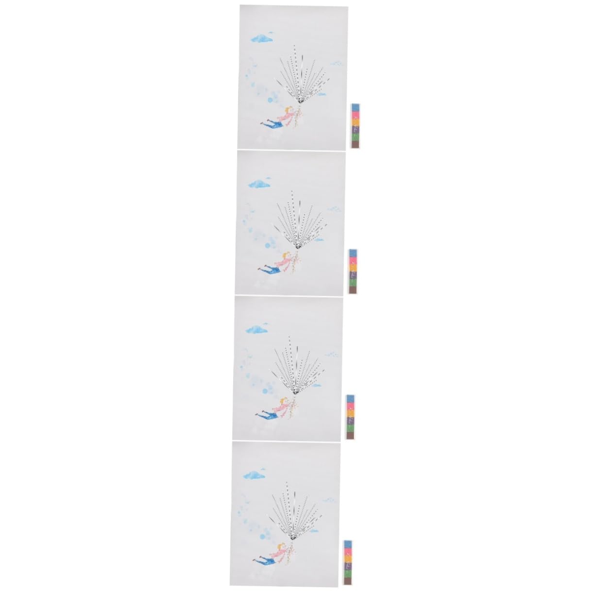 Alipis 4 Stück Fingerabdruck-Check-in-malerei Fingerabdruck-gästebuch Hochzeit Fingerabdruck Gästebuch Fingerabdruck-Ballon-gästebuch Gästebuch Für Die Hochzeit Leinwand Aus Chemiefasern