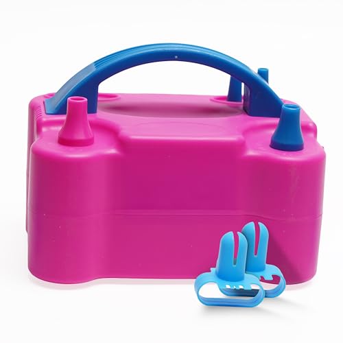 Pompe électrique pour ballons 300-600 W, gonfleur automatique avec double buse, compacte et puissan… – Vignette