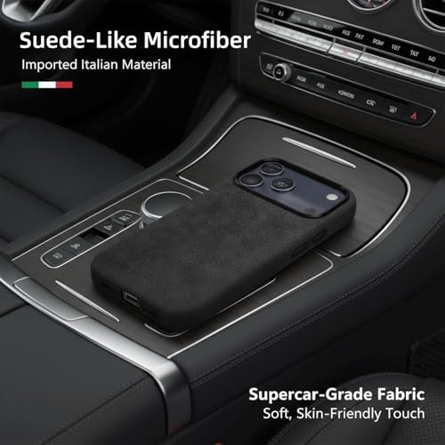 Coque Magnétique iPhone 17 Pro Max Boutons Métalliques Noire - 2