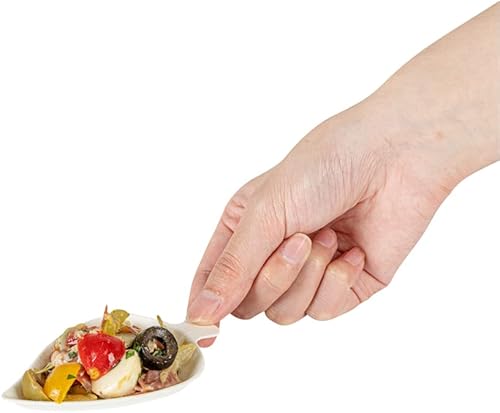 Miniatura 13 de Restaurantware - Platos de degustación de 3.7 x 2.4 pulgadas, 100 platos desechables - Compostable para el hogar, apto para microondas y congelable,