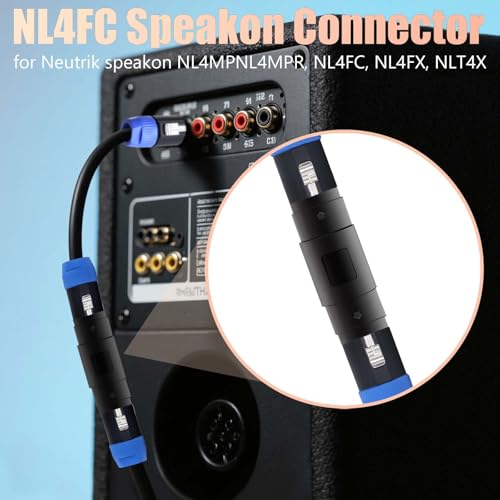 Adaptador de conector de audio MAD OWL NL4FX 4 piezas miniatura 2