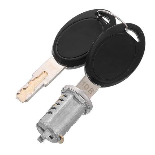 Healeved Cylindre De Serrure Remorque pour Porte Camping-Car Et Compartiment Rangement SéCurisé avec 2 CléS Cylindre Verrouillage Inoxydable pour Voyage Camping Et...