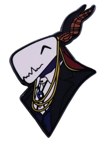 Badge Elias Ainsworth de 3,2 cm en émail et métal pour fan de manga Mahoutsukai no Yome