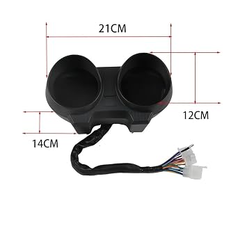for Suzuki GS500 GS 500 GN125 Universal Motorcycle Digital Speedometer Dashboard Tachometer Odometer Meter Instrument Voltmeter