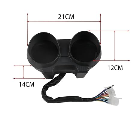 for Suzuki GS500 GS 500 GN125 Universal Motorcycle Digital Speedometer Dashboard Tachometer Odometer Meter Instrument Voltmeter