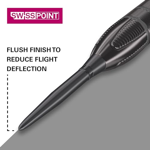 Target Darts Swiss Point Storm Dart Points (3-Pack Tips) 35mm Black SP – Change Dart Point, Professional Dart Accessories