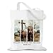 Henhesaha Funny Highland Cow Canvas Tote Bag, Reusable Grocery Shopping Cute Shoulder Bag for Travel, Work Beach, Western Cow Gifts for Women Her Best Friend Sister Mom Friendship Birthday Christmas