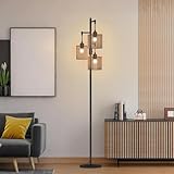 💛【RÉGLAGE DE LUMINOSITÉ 0-100%】Équipé d'un variateur rotatif, ce lampadaire sur pied salon permet un ajustement en continu de la luminosité de 0% à 100%. Sans scintillement ni bruit, il s'adapte à tous vos besoins d'éclairage, de la lumière vive à une ambiance tamisée et confortable. Idéal pour lire, travailler ou se détendre.