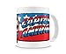 Marvel Oficjalny produkt licencjonowany Captain America Flag filiżanka do kawy, kubek do kawy