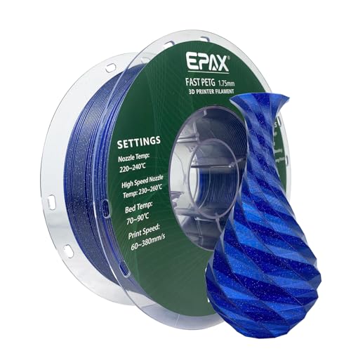 Filament EPAX PETG High-Speed BLUE GLITTER