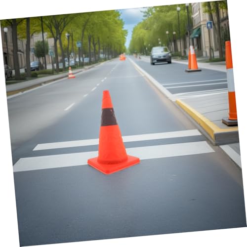 Cône de signalisation réfléchissant pliable pour éviter les dangers sur chantier - 6