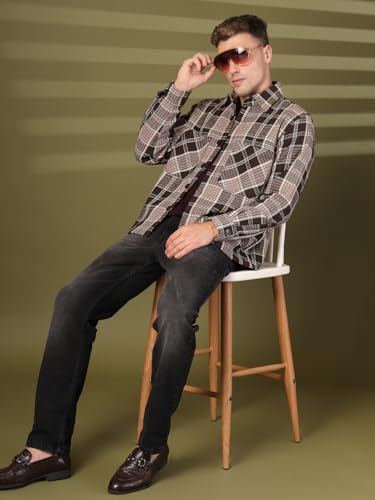 Image of CHKOKKO Men's Polyester Regular Jacket