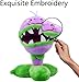Maikerry 3 Pieces Plants and Zombies vs Plush Toy, 8'' Tall PVZ Stuffed Figure Doll for Children, Great Gifts for Kids and Fans
