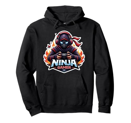 Ya en mundofriki.es: Ninja Gamer Video Game Lover Gaming Niños Adolescente Niños Jugando Sudadera con Capucha