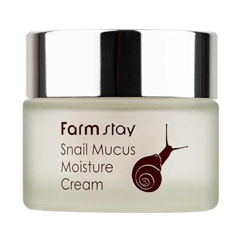 Farmstay Snail Mucus Moisture Cream - Snail Mucin Cream Daily Moisturizer - With Snail Mucus...
