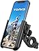 visnfa Bike Phone Mount Anti Shake and Stable Cradle Clamp with 360° Rotation Bicycle Phone Mount/Bike Accessories/Bike Phone Holder for iPhone Android GPS Other Devices Between 3.5 to 6.5 inches