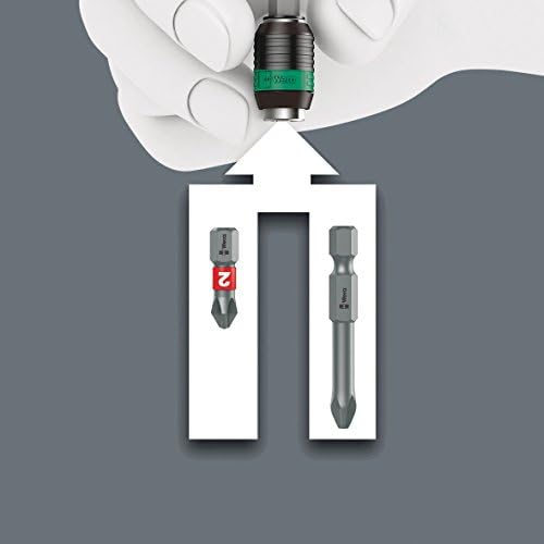 Wera 05059297001 62 Bitholding Screwdriver Set with Bits in Pouch, 33 Pieces
