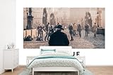 Facile à appliquer : vous commencez par enduire le mur de colle, puis vous posez facilement le papier peint photo au mur.