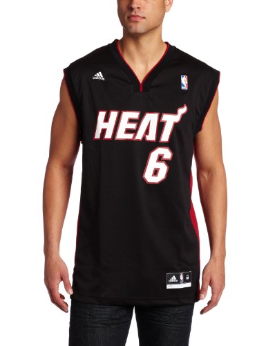 Miami Heat Lebron James Men's Black NBA Revolution 30 Replica