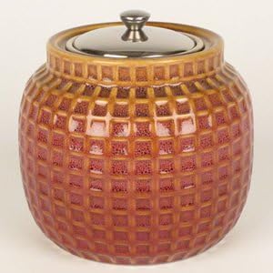Firepot ~ HONEYCOMB ~Red Flame Pot - Hand Crafted Flame Pot - 804-00