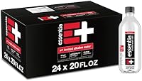 Essentia Water LLC, Ionized Alkaline Bottled Water; 99.9% Pure, Infused with Electrolytes, 9.5 pH or Higher a Clean, Smooth Taste, 20 Fl Oz (Pack of 24)