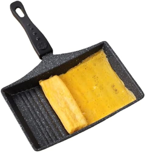 Mearrineser 卵焼き 鍋 ミニ玉子焼き フライパン 便利で、鍋にくっつかない 卵焼き器 卵焼き フライパン